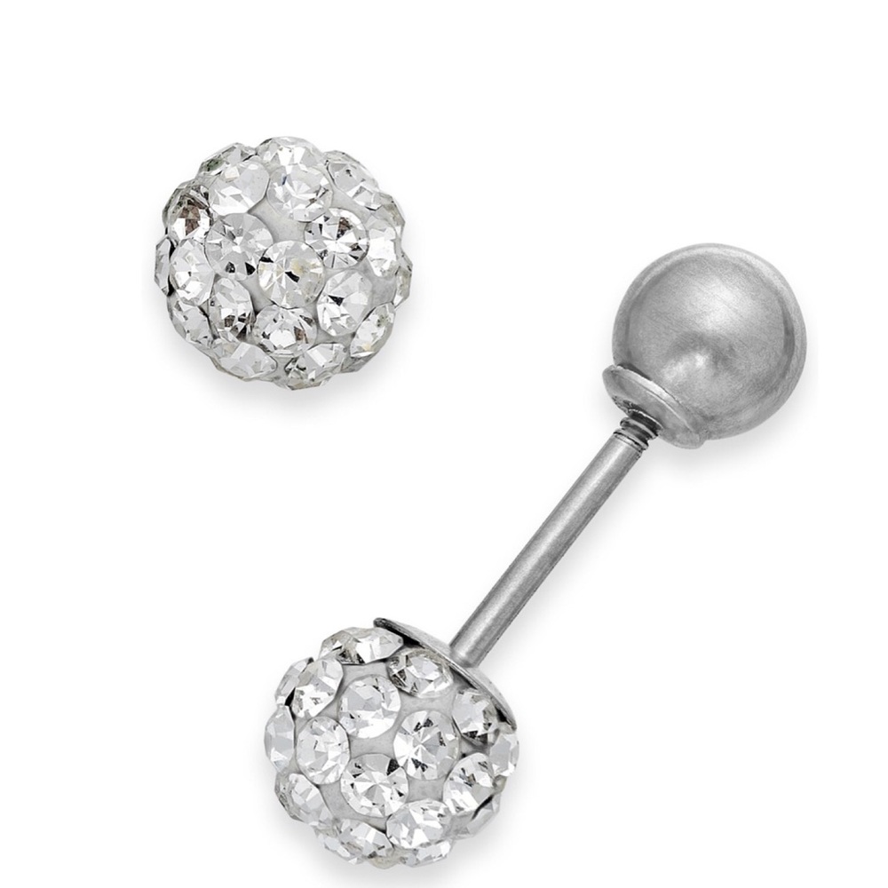EUC • Crystal Stud Earrings